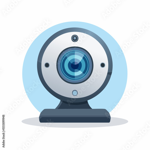 webcam cctv on the computer
