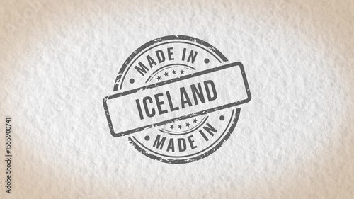 Made in Iceland stamp