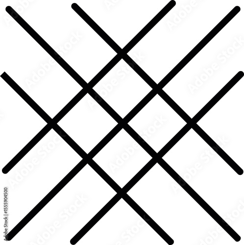 Illustration simple de quadrillage diagonal stylisé