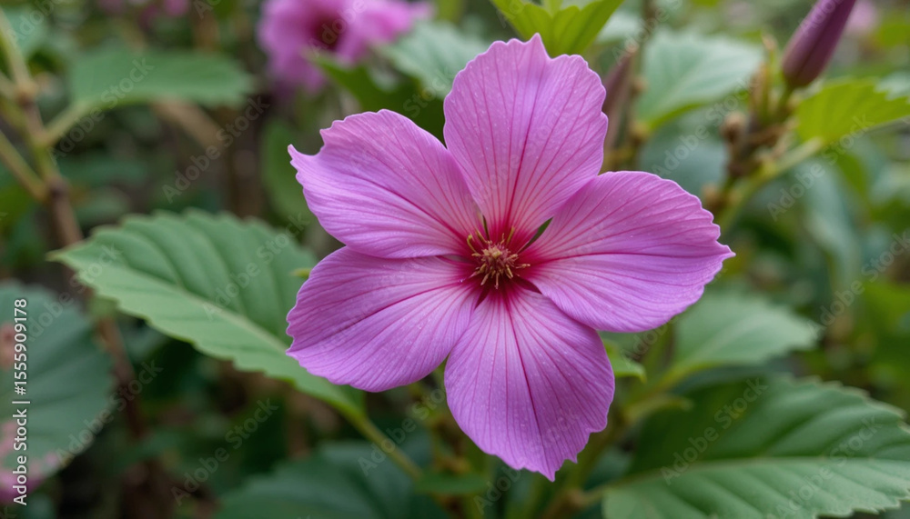 Fototapeta premium pink flower in the garden