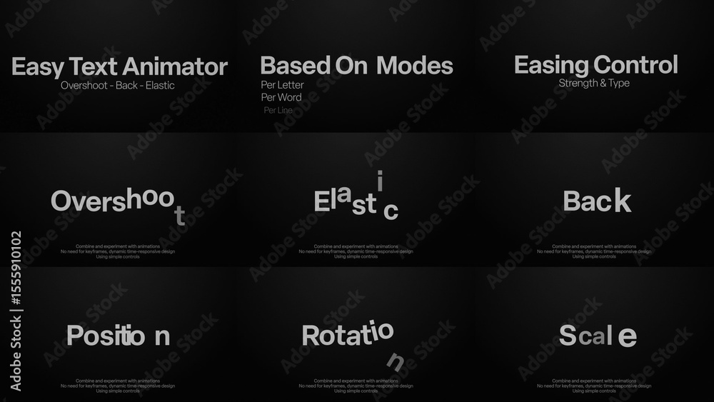 Text Animator | Overshoot, Elastic & Bounce Effects with Easy Controls ...