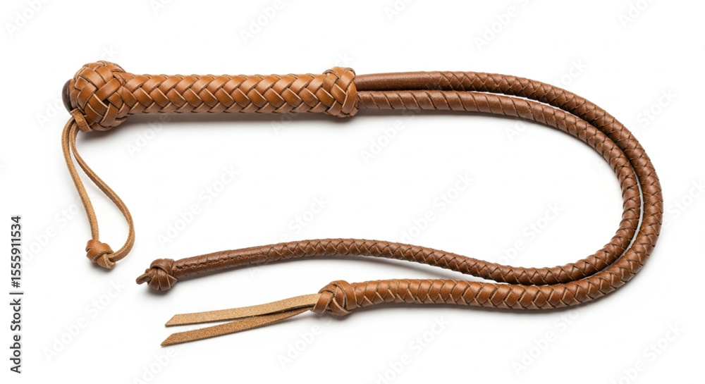 Obraz premium A whip isolated on white