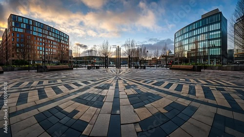 City Square at Dawn