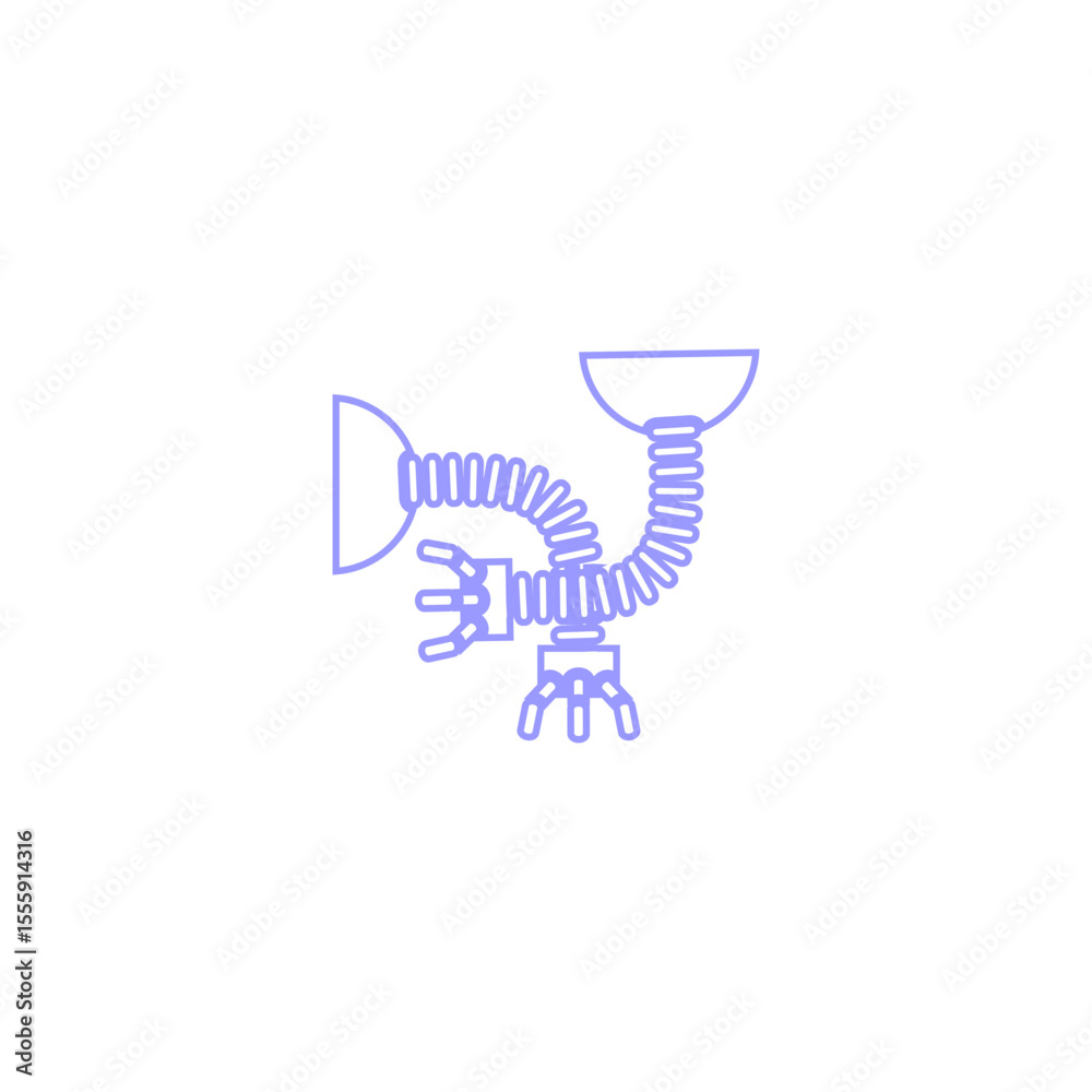 Fototapeta premium Manufacture Line Icon Collection