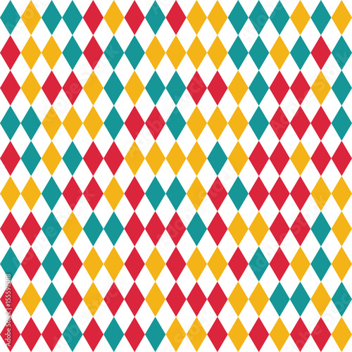 Harlequin Diamond Pattern, Bold Argyle