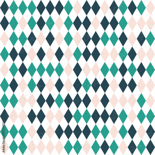 Harlequin Diamond Pattern, Bold Argyle