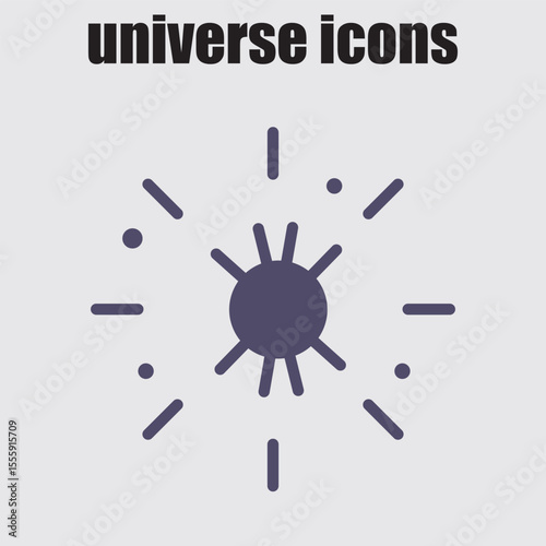 Saturn planet icon illustration, perfect for adding a cosmic touch to designs relating to space, science, or technology projects.