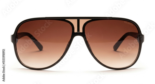 Polarized sunglasses isolated on white