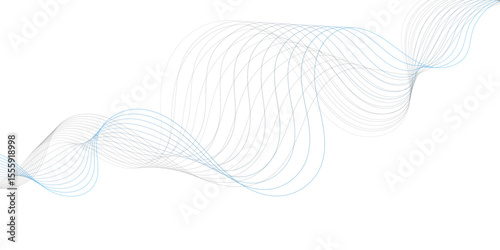 modern grey brown wavy lines Digital frequency track equalizer background. Curved wave smooth stripe seamless pattern white background.