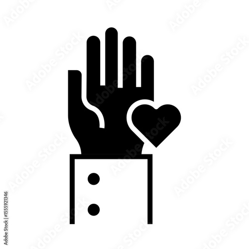 Volunteer Badge Icon Design