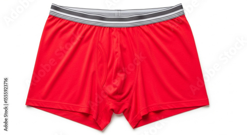 red underwear isolated on white