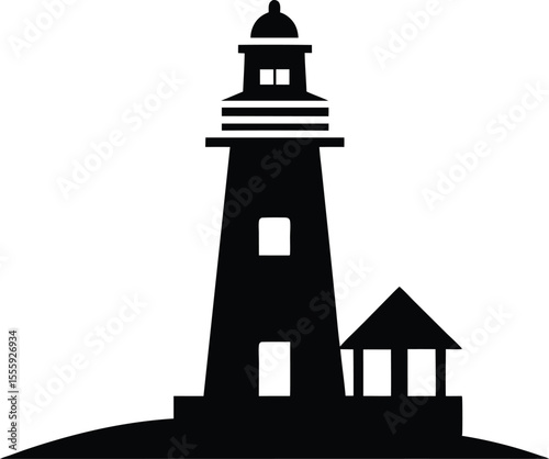 Lighthouse Vector Art, Lighthouse Icon Clipart