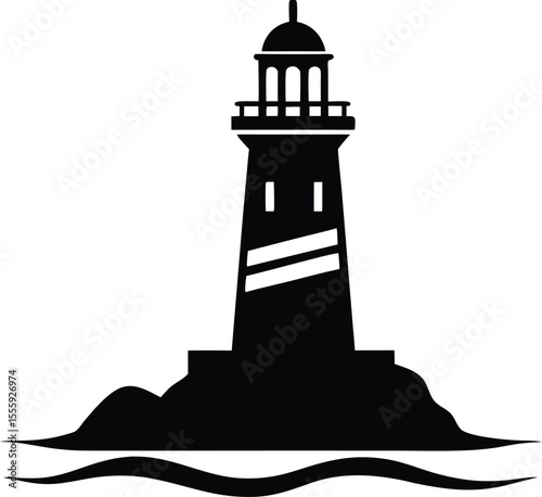 Lighthouse Vector Art, Lighthouse Icon Clipart