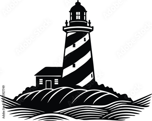 Lighthouse Vector Art, Lighthouse Icon Clipart