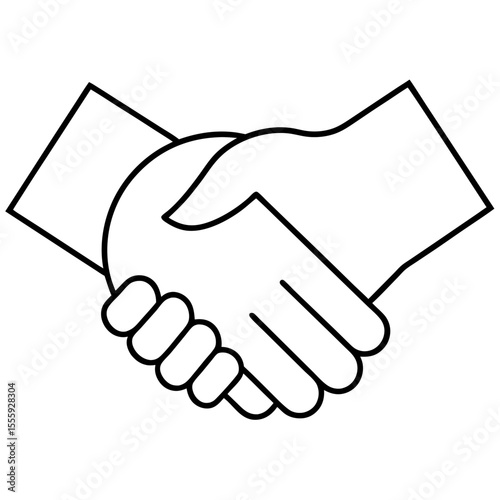 handshake vector illustration