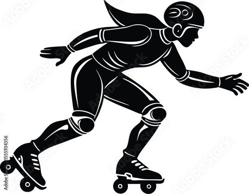Roller Skate Vector Art, Roller Skate Icon