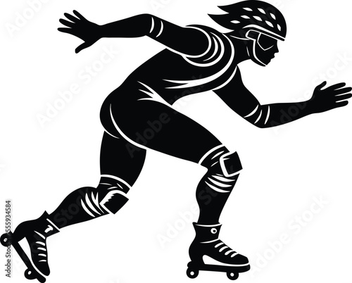 Roller Skate Vector Art, Roller Skate Icon