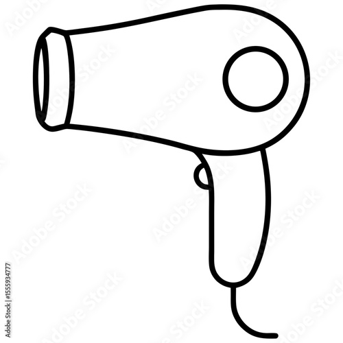  hairdryer on white background