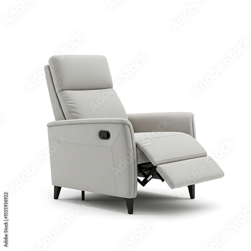 Gray modern recliner chair
