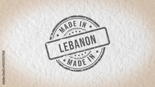 Made in Lebanon stamp