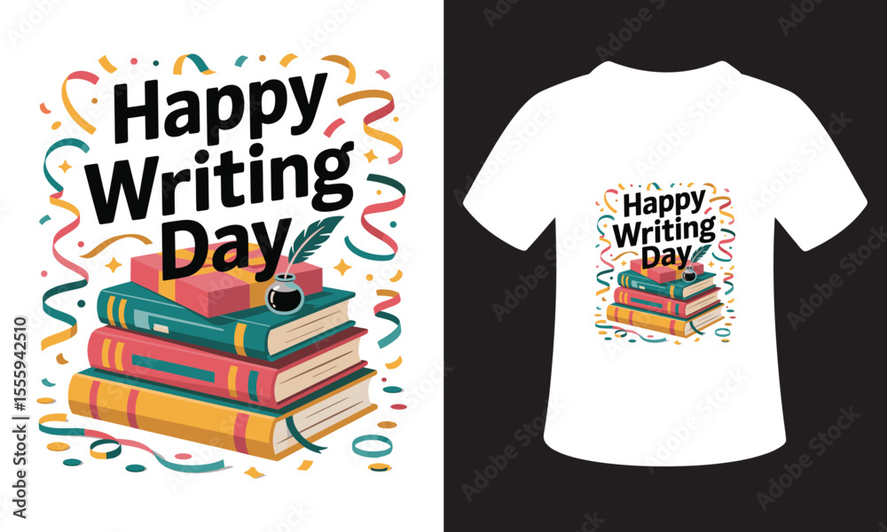 Fototapeta premium Writing Quote Typhography T-Shirt Design