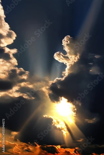 Black and white clouds Video Background Simple, Solid, Dark