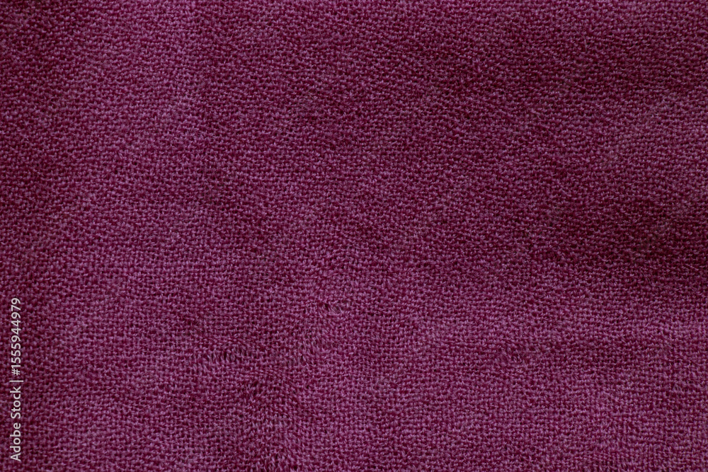 Fototapeta premium Purple cotton fabric close up texture for background, wallpaper