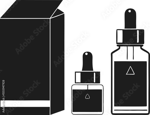 Black and White Coffee Bag Product Mockup