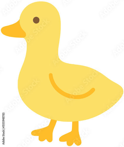 Cute duck sticker 