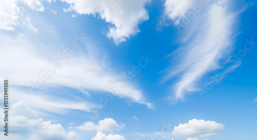 blue sky with clouds