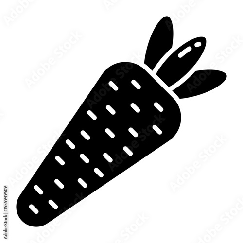 Trendy vector design of carrot