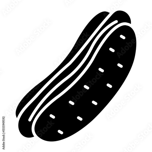 Modern design icon of hotdog burger