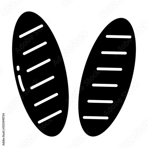 Trendy design icon of baguette
