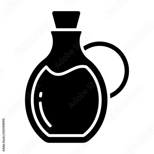 A creative design icon of cooking oil