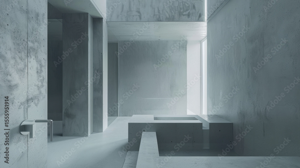 Fototapeta premium modern bathroom interior