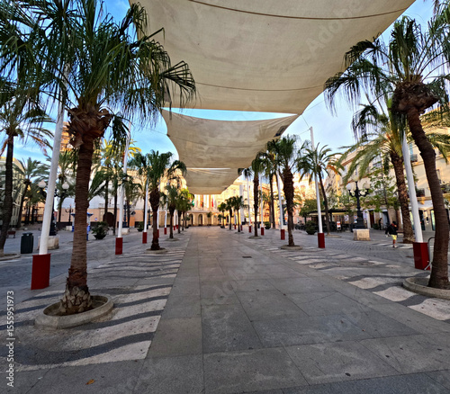 San Juan Square in Cadiz, Andalusia. Spain