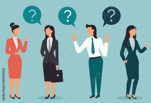 Tough decisions, choosing career path, make choices or think about final result, business directions challenge, confusion or decide options concept, businesswoman thinking and make business decision
