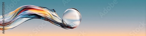 Fluid Dynamics and Droplet Formation in Abstract Visualizations
