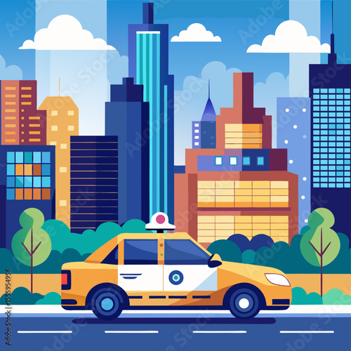car in the city