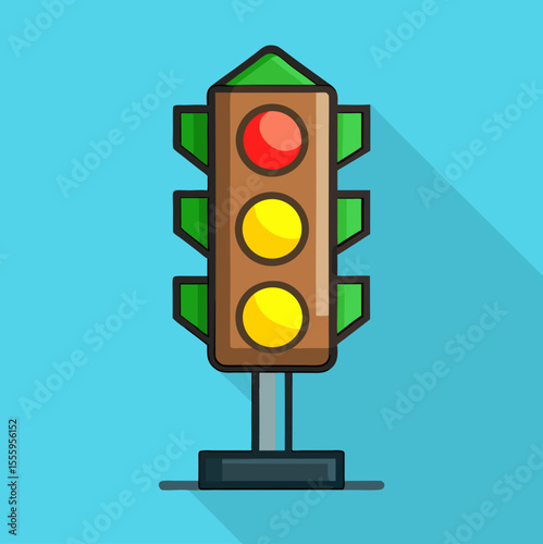 traffic light on the green