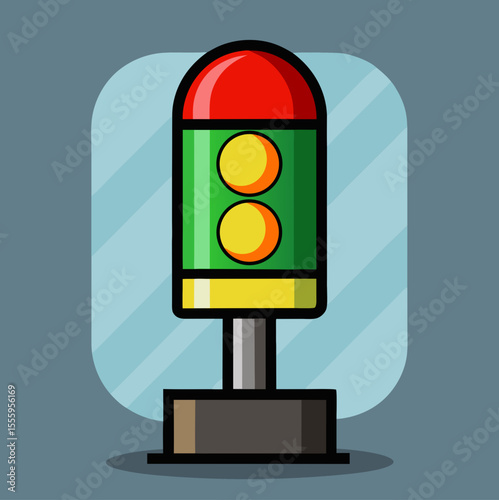 vector illustration of a modern mobile phone