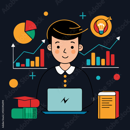 business man and business