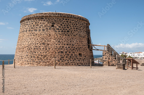 Vista del Castillo del Tostón en El Cotillo, Fuerteventura