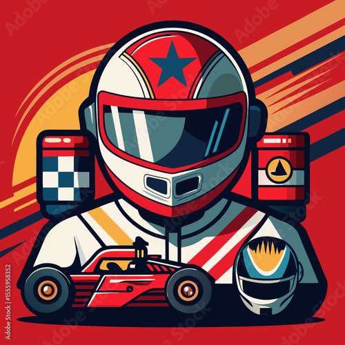 vintage racing car