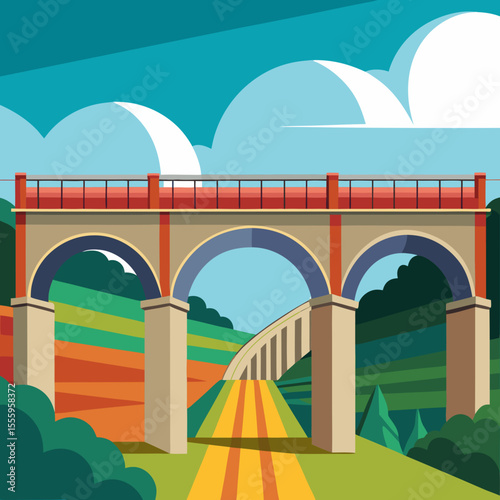 bridge over the river in the city