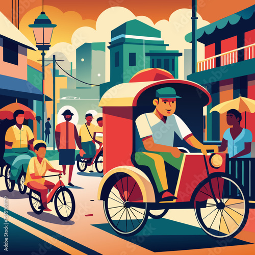 woman riding a bicycle