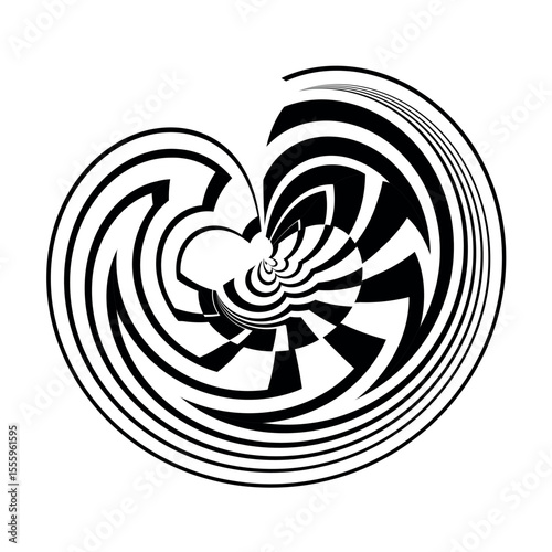 Основные RGB op art creative pattern, ornament, vector decorative element