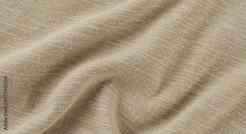 Wallpaper Mural Beige linen fabric with textured surface and natural drape   Torontodigital.ca