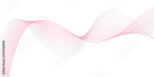 Premium abstract background design with wave line pattern texture in luxury pastel color.
