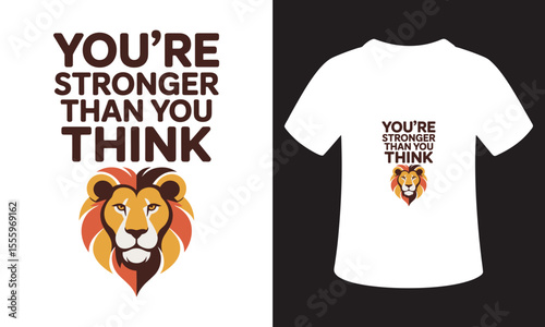Typhography T-Shirt Design On Mental Health